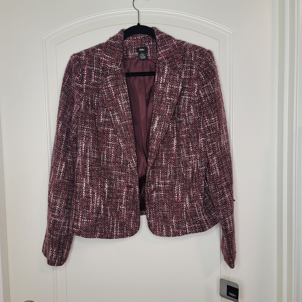 Mossimo Supply Co. Multicolored Textured Blazer